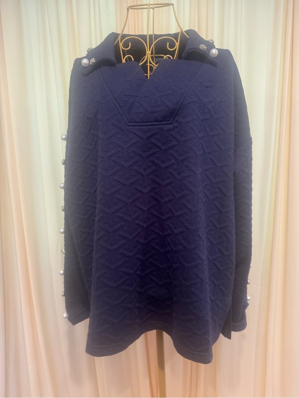 Simply Southern Textured Embellished Top